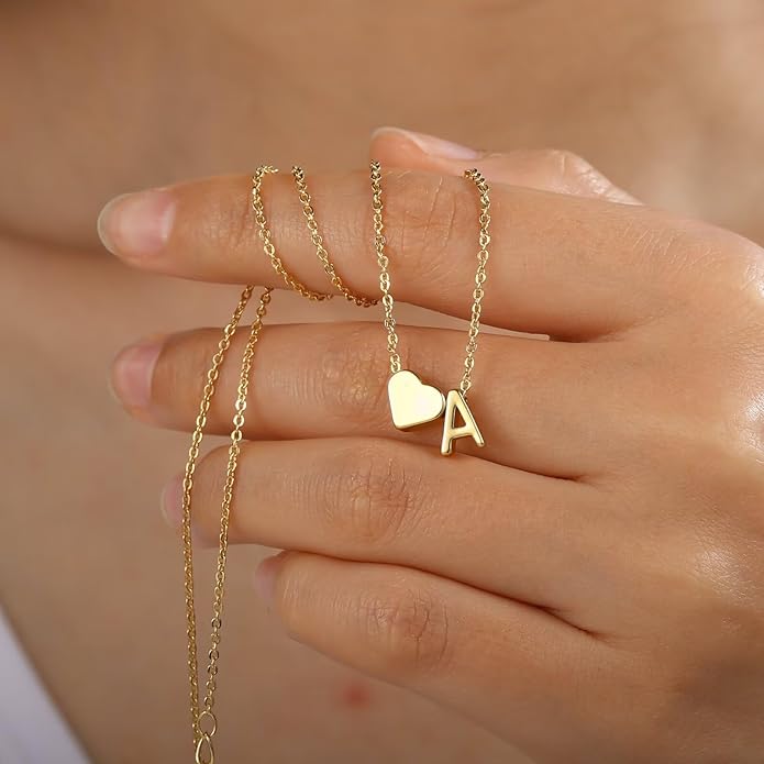 Love Initial Necklace